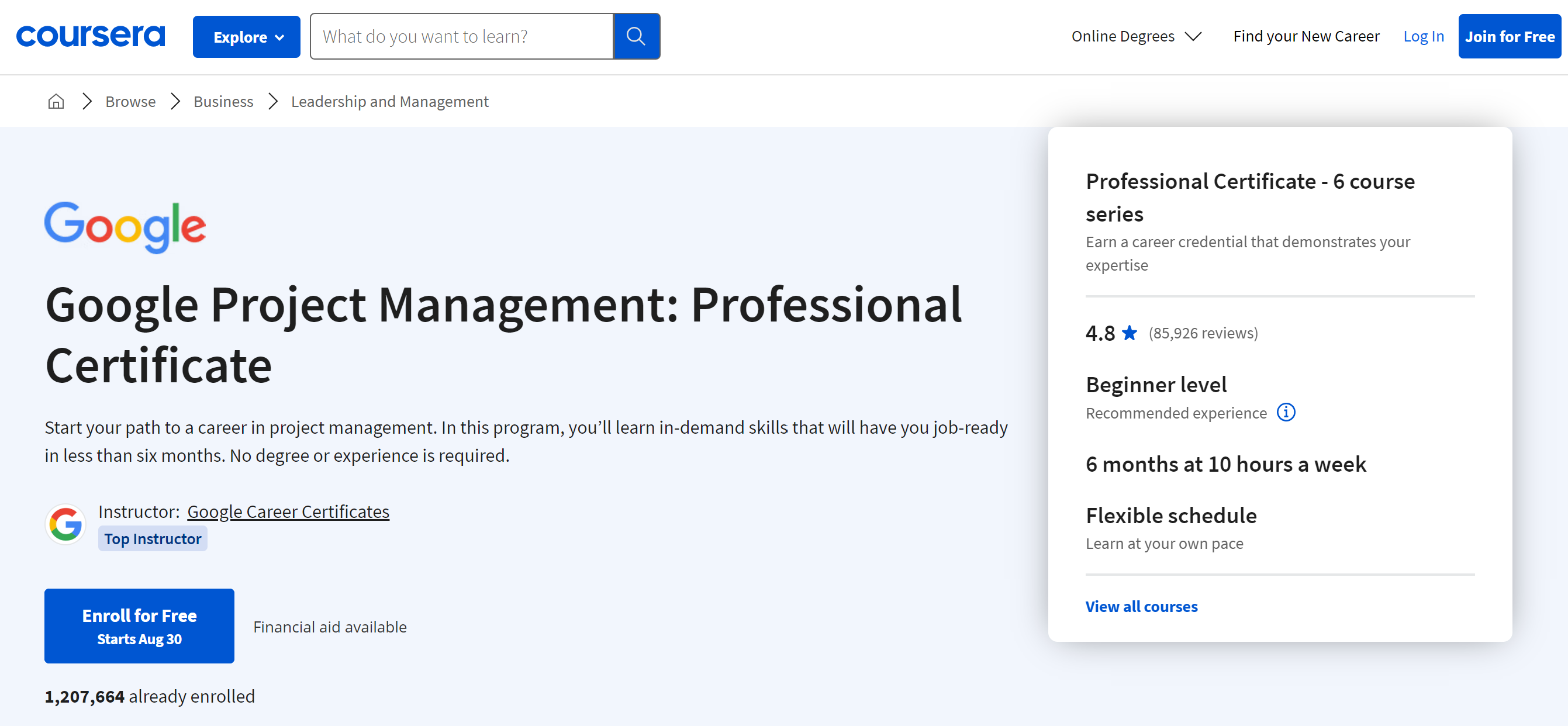 What Is Google Project Management Professional Certificate? - Project ...